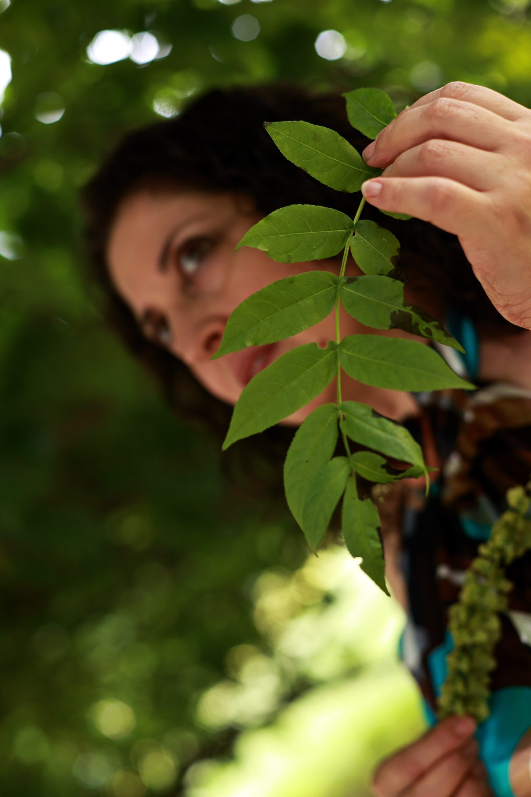 L'autrice di Fotopoiesi Cristina Foti. Fotografia della ph. Dalila De Luca