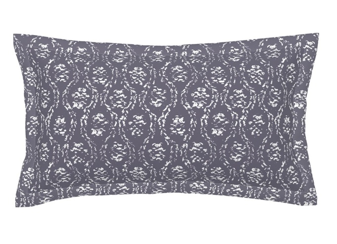 Federa Guanciale - Grandma's Knitting - Plum- by Fotopoiesi su Spoonflower