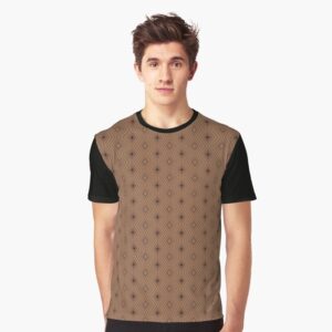 "Savanna Diamonds brown" - T-shirt for man -
