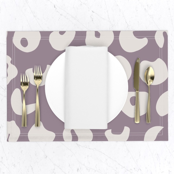 Tovaglietta da pranzo - Pluriball lilac - By Fotopoiesi su Redbubble e su Spoonflower