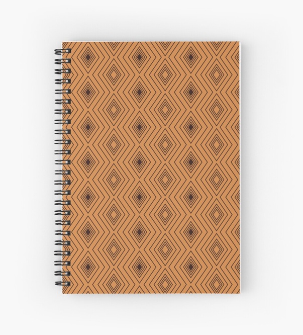 Journal con anelli - Savanna Diamonds orange- designed and sold by Fotopoiesi