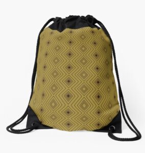 Sacca da viaggio - Savanna Diamonds green - designed and sold by Fotopoiesi