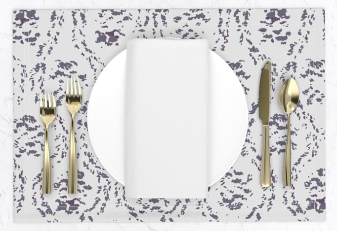 Placemat - Grandma's Knitting - bright - by Fotopoiesi su Spoonflower