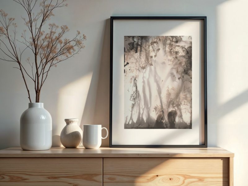 Quadro "Nel Bosco": Fotografia cameraless by Fotopoiesi